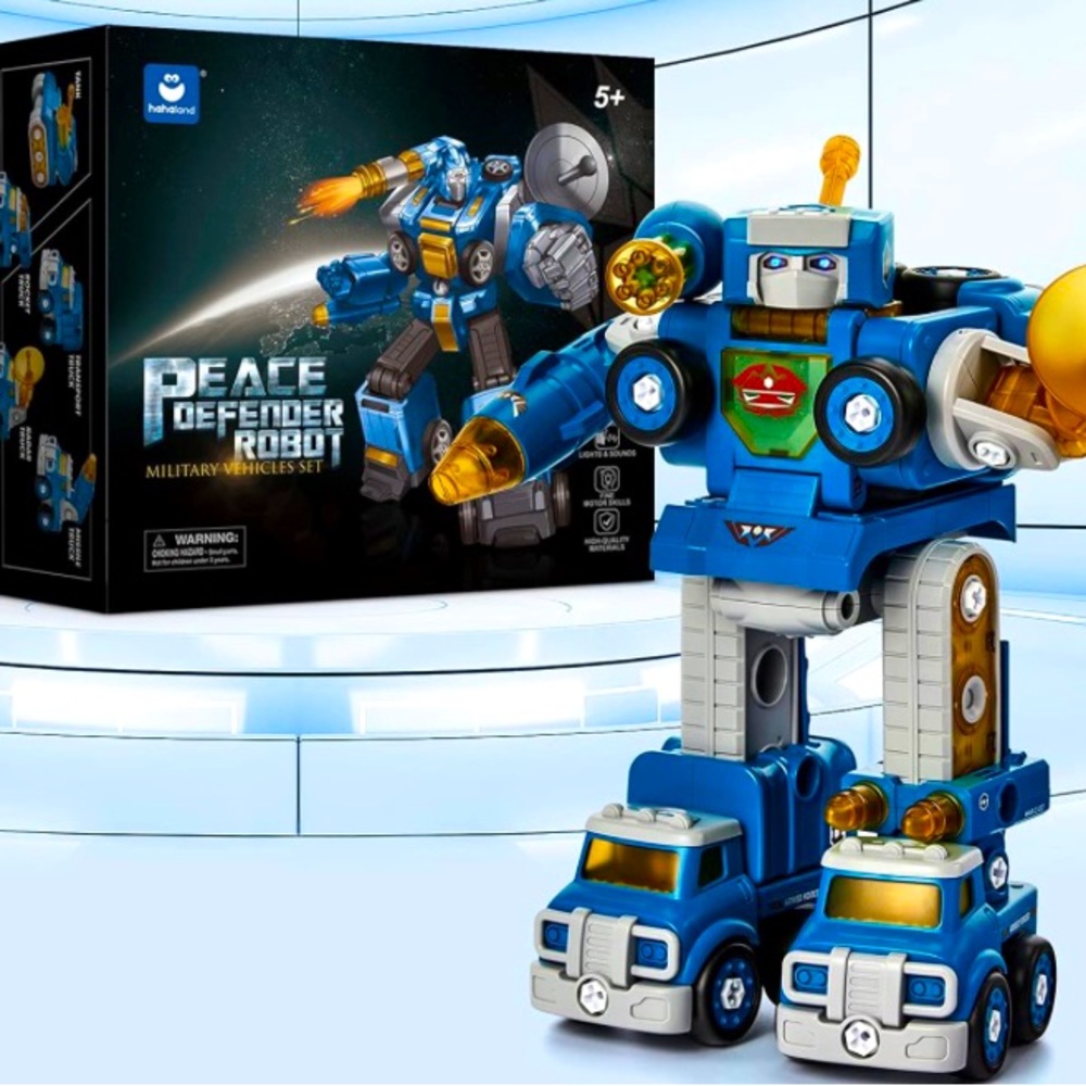 STEM Robot Kit. 5-in1 Lego building set, new in box, all instructions included